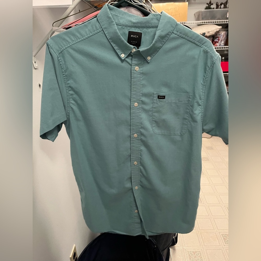 RVCA Short Sleeve Button Down Shirt